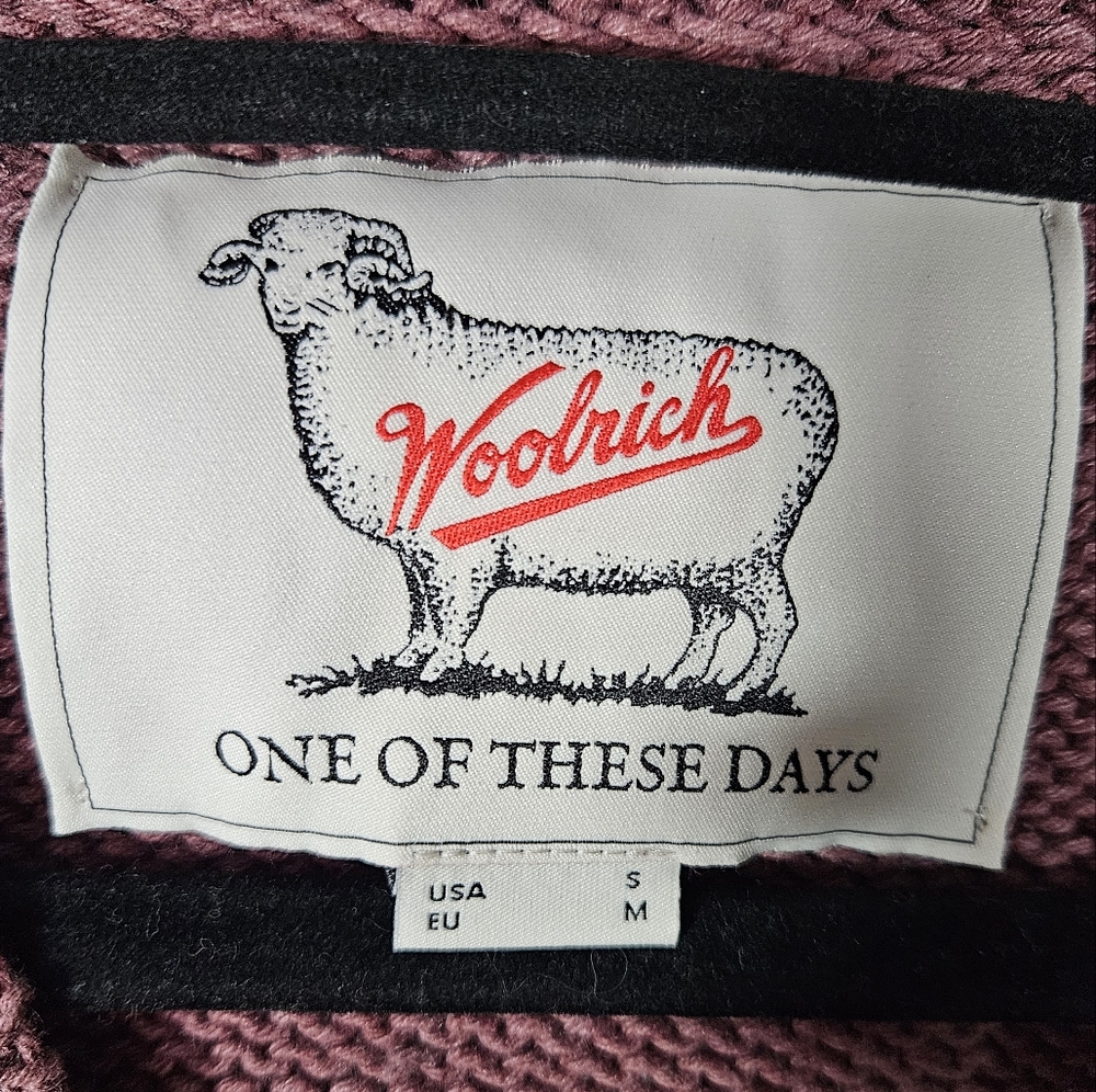 Woolrich x One of These Days Horse Knit Sweater Sand Size S - Picture 9 of 12